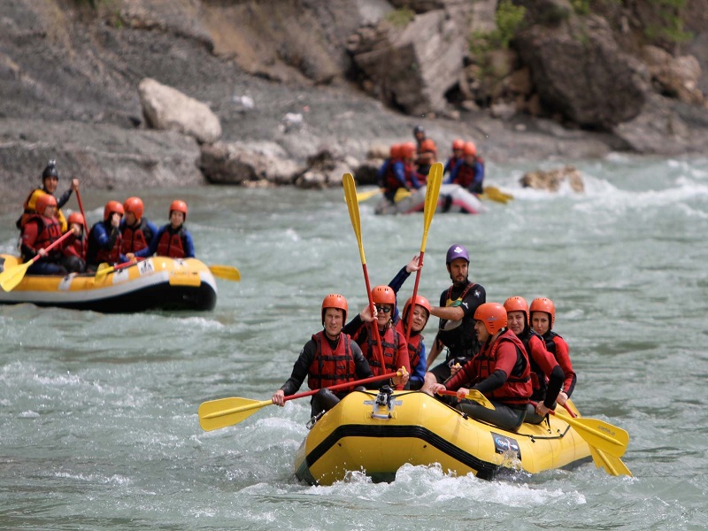  White River rafting in Barapole River,Coorg