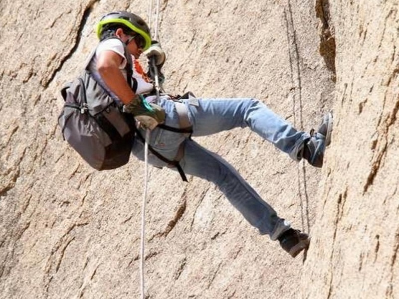 Rock Climbing and Rappelling