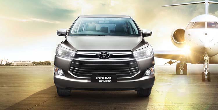 Innova Crysta 6+1 hire in Delhi