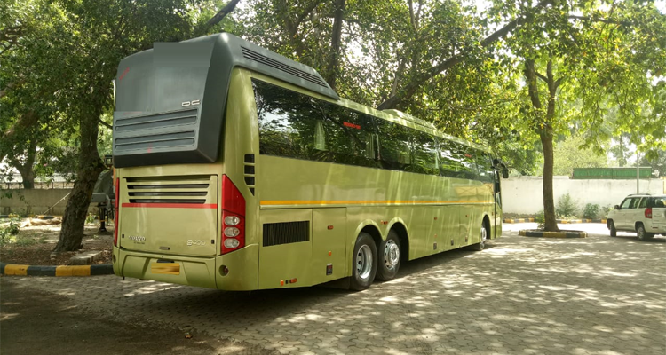 Volvo 49-Seater Multi Axle Luxury Coach  hire in Delhi