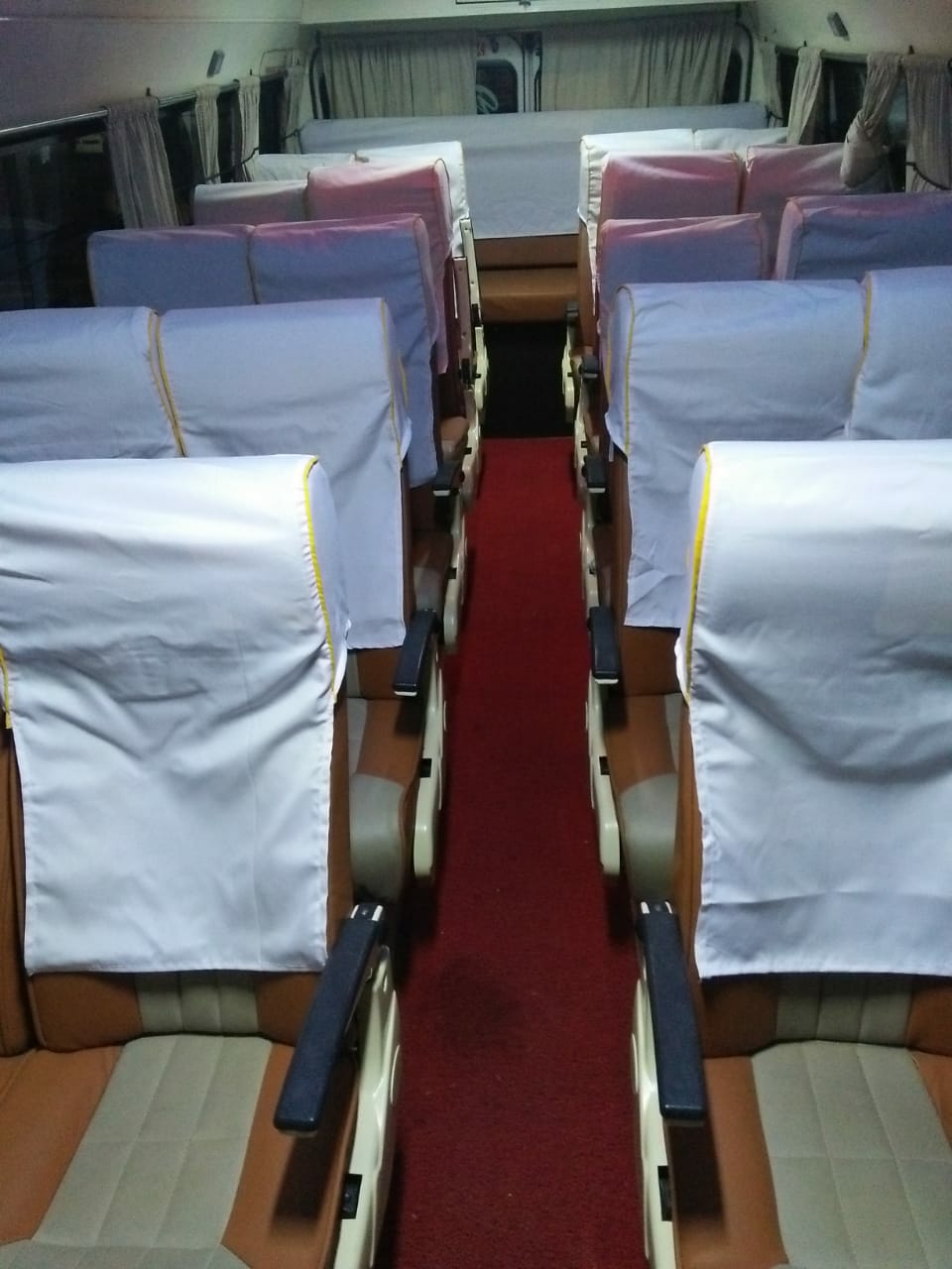 45-seater 2x2 coach  hire in Delhi