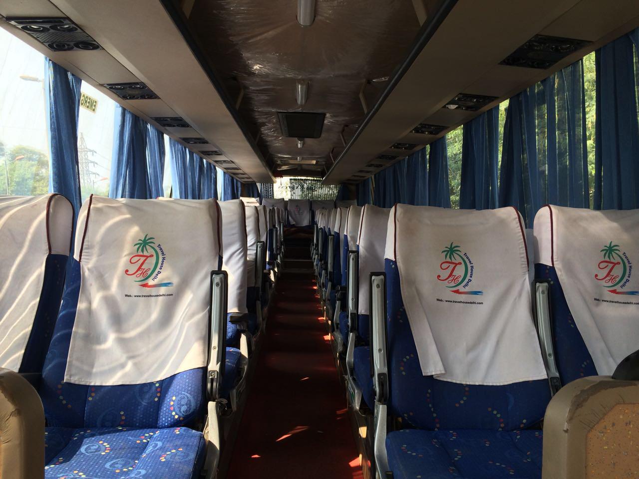 45-seater 2x2 coach  hire in Delhi