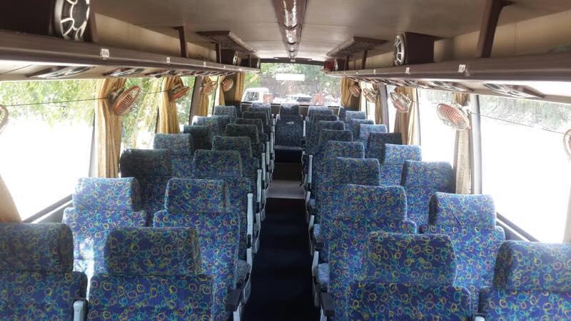 45-seater 2x2 coach  hire in Delhi