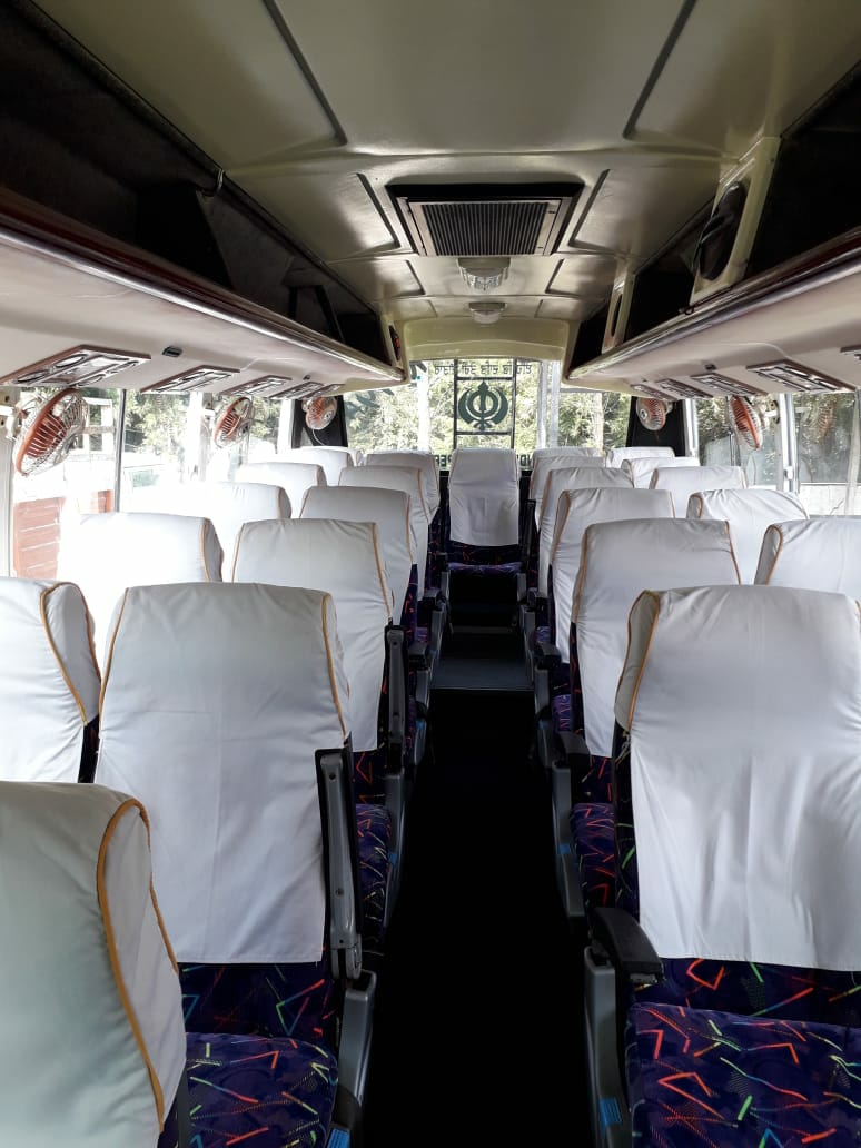 45-seater 2x2 coach  hire in Delhi