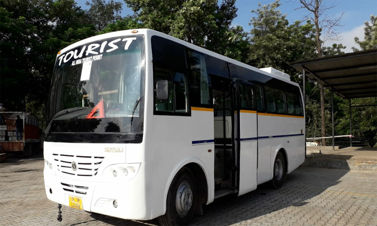 45-seater 2x2 coach  hire in Delhi